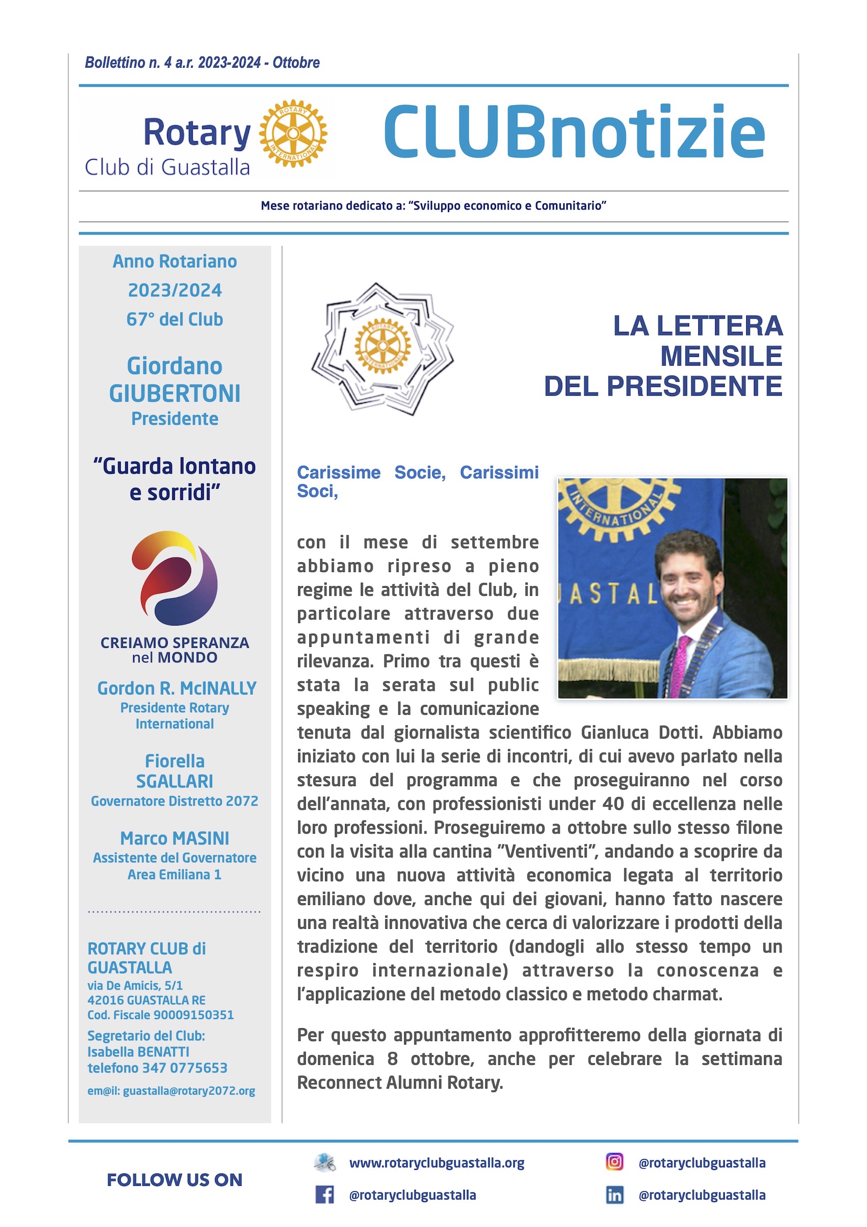 BOLLETTINO DI OTTOBRE 2023
