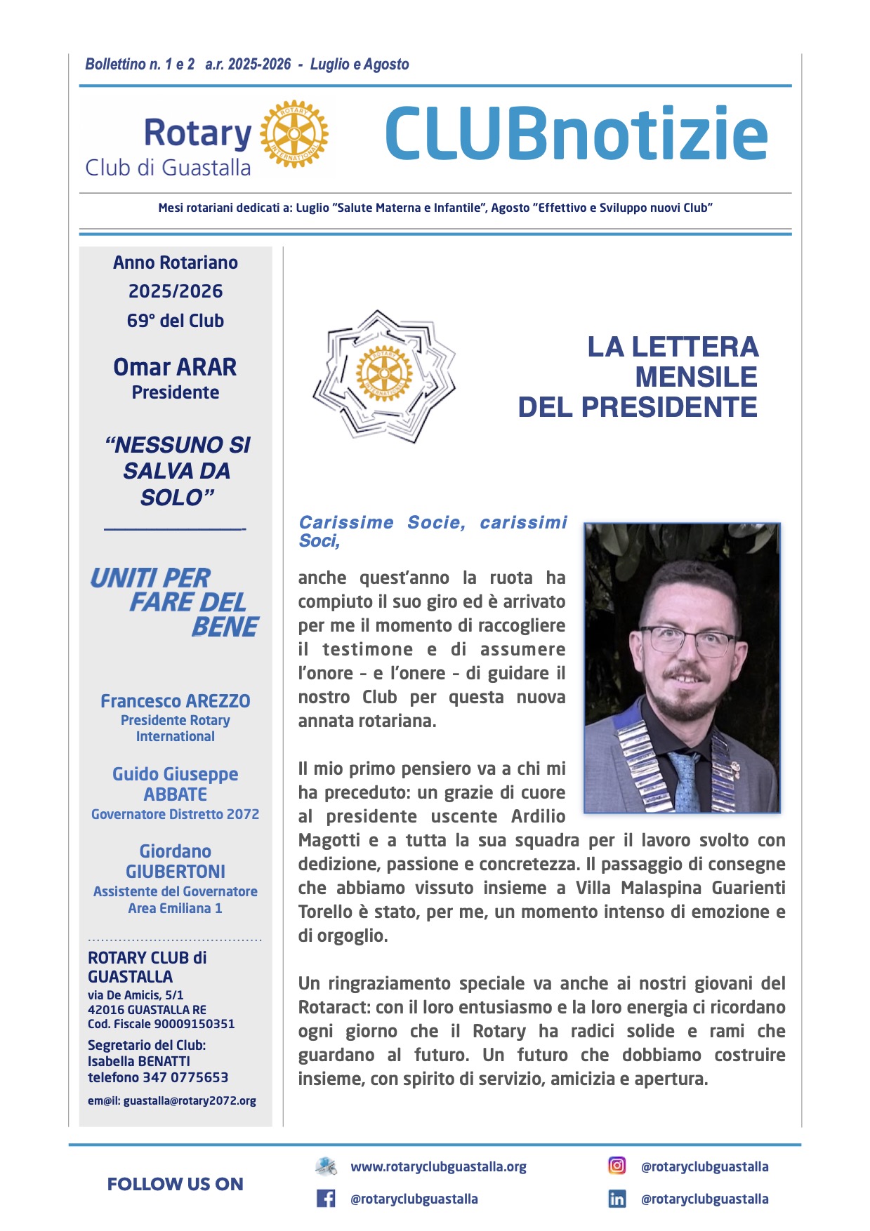 BOLLETTINO DI LUGLIO-AGOSTO 2025