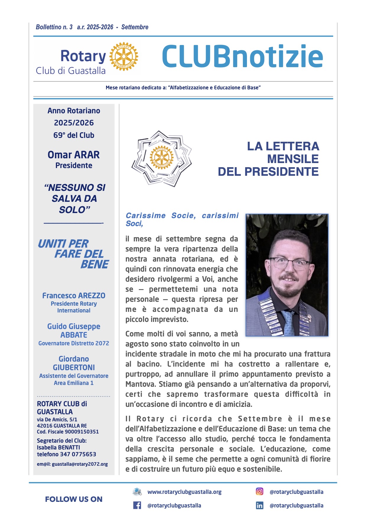 BOLLETTINO DI SETTEMBRE 2025